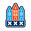 Amsterdam location mark