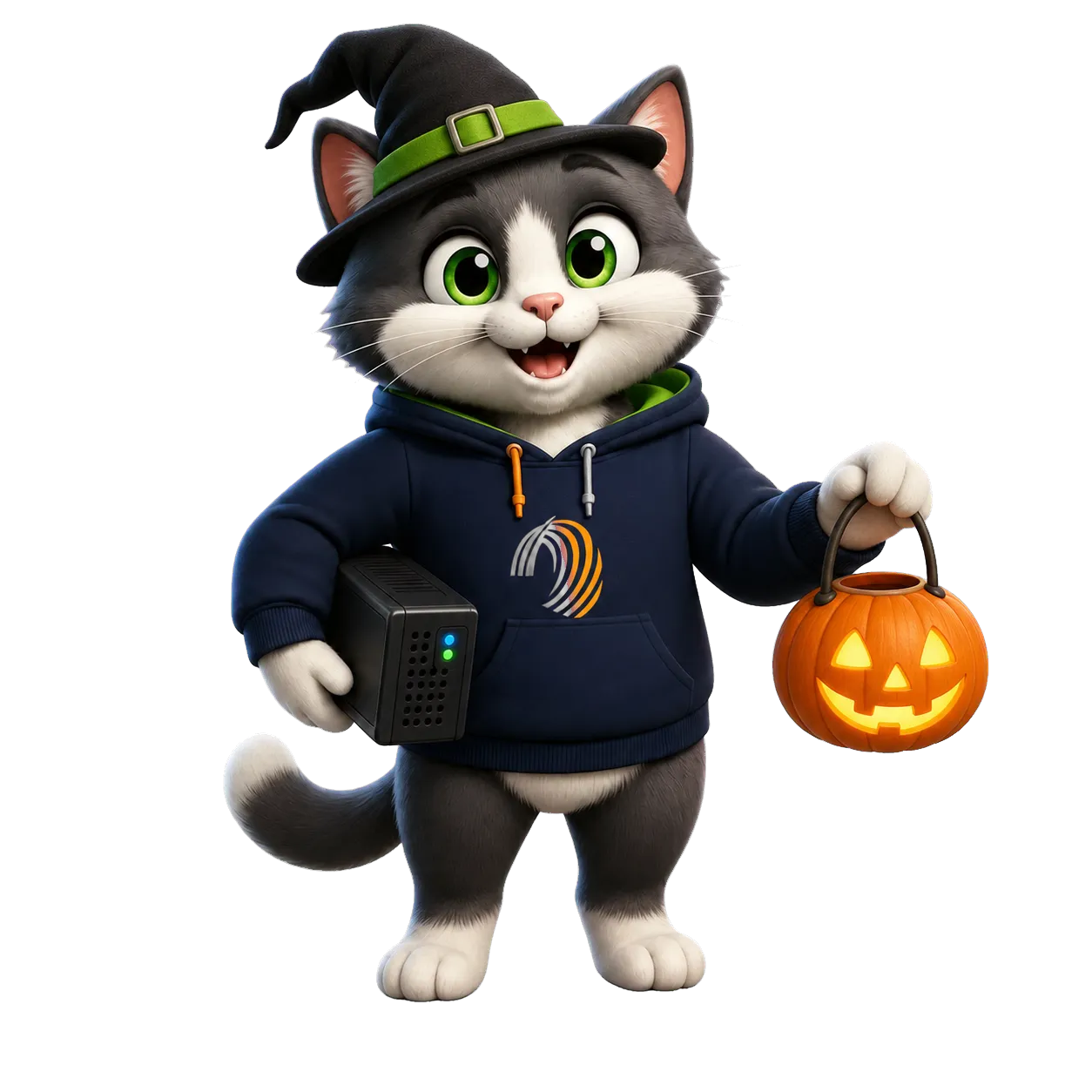 HALLOWEEN GetVPS cat mascot